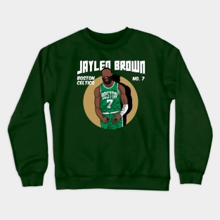 Jaylen Brown Comic Style Art Crewneck Sweatshirt